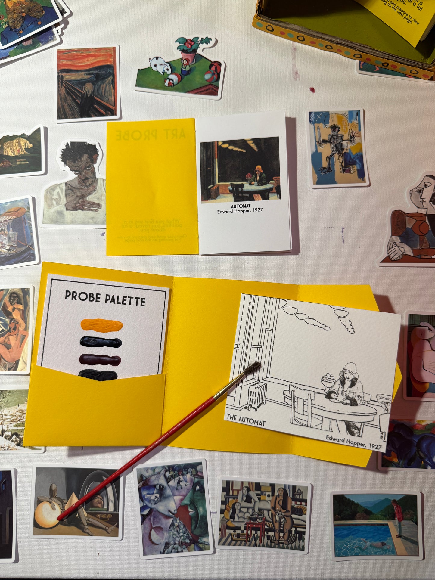 Art Probe - Pseudoterpretation Booklet and Meditative Water Color Opportunity (Collection One)